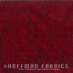 Bali Batik Handpaint, Hoffman (885-568-Red-Velvet)Quadrat ca. 25x25 cm